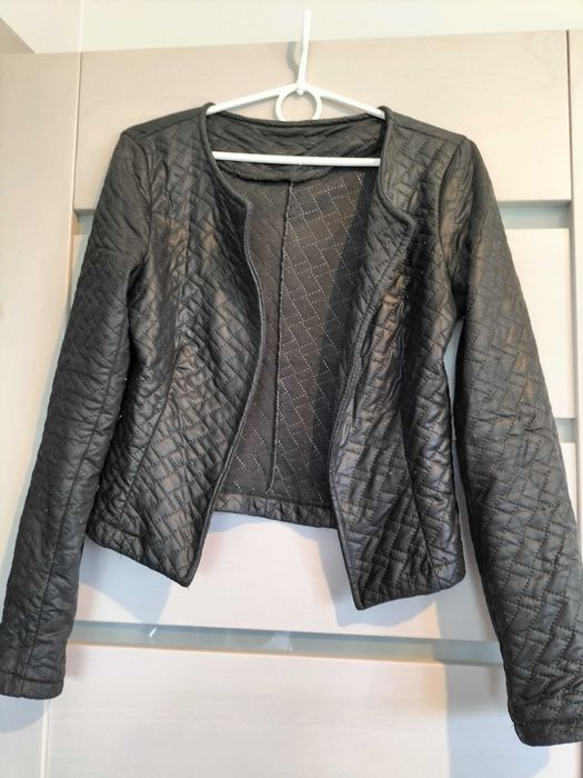 Czarna narzutka/bolerko/kurteczka