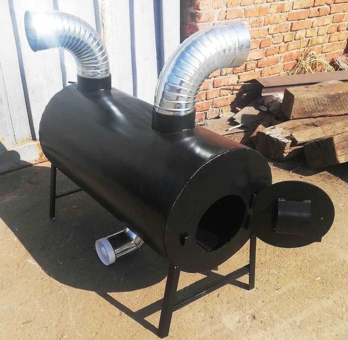 • 5 мм! 12 кВт! ОБДУВ! Печь Буржуйка Булерьян (Булер'ян) | TVOE TEPLO