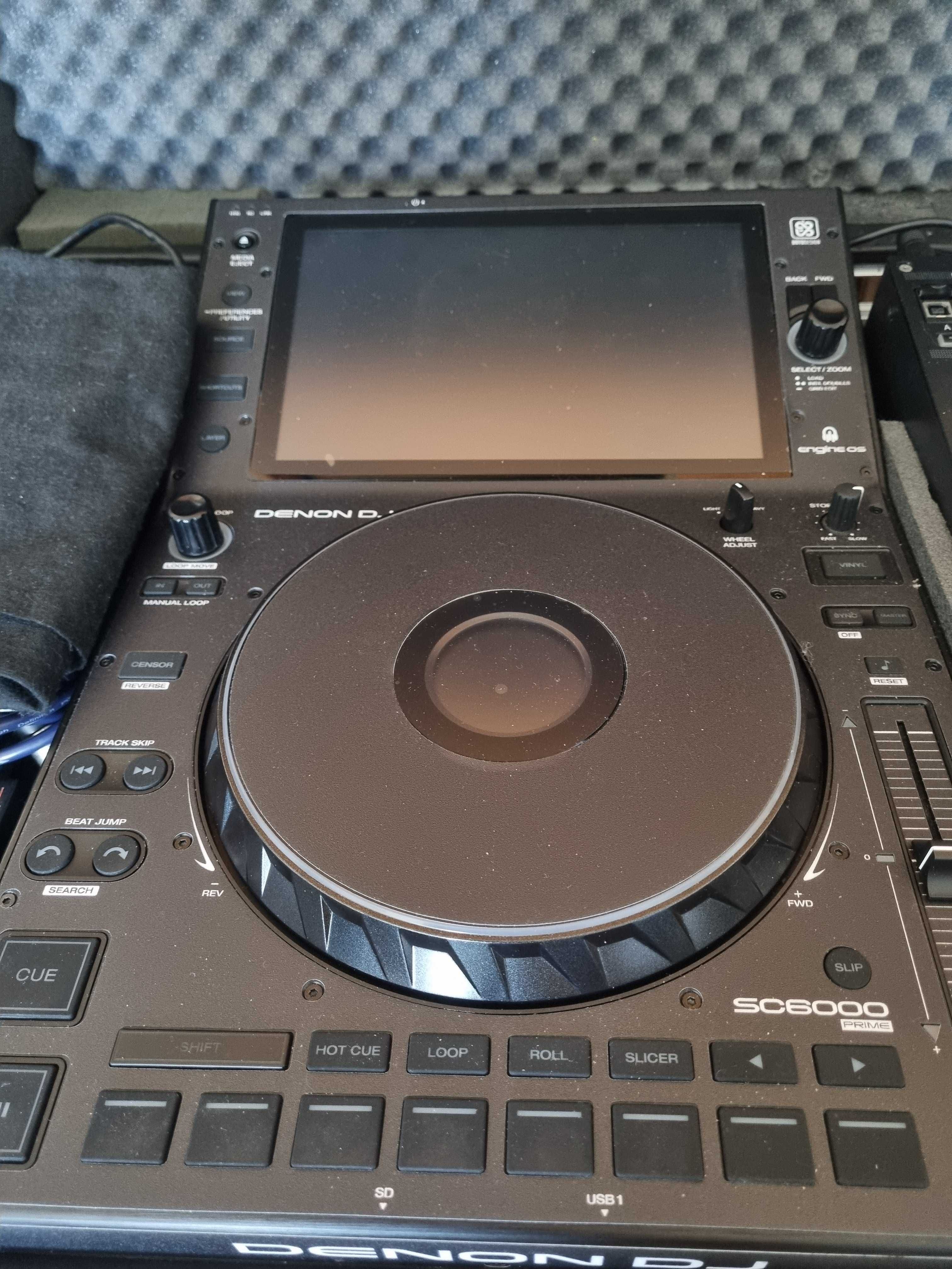 Denon sc6000 x 2,pioneer djm 900 nexus2,plus case