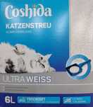 Żwirek dla kotów Coshida, ultra biały 6 litrów