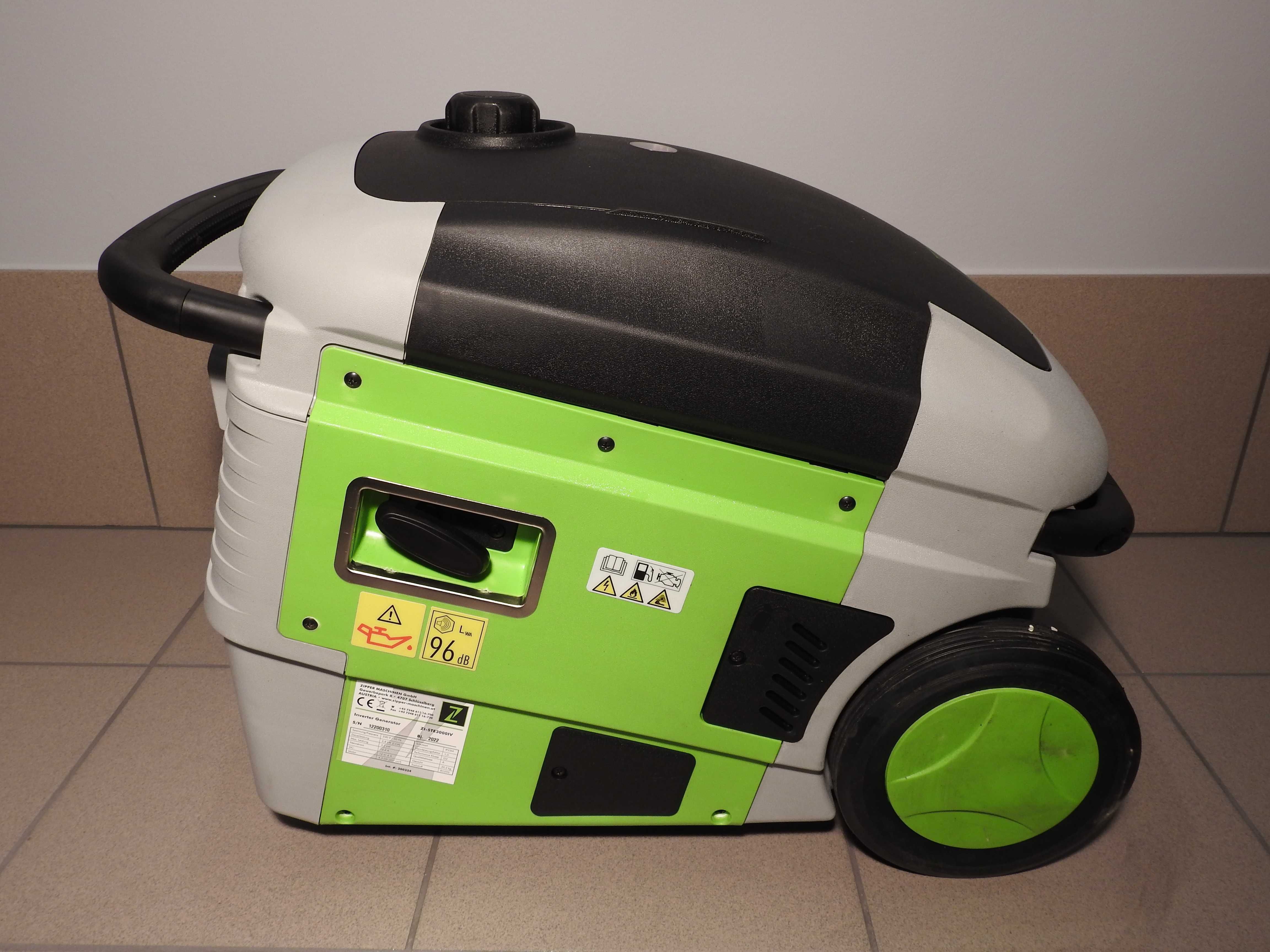 Agregat prądotwórczy Zipper, generator Inverter 3000W 2 x 230V, 1 USB