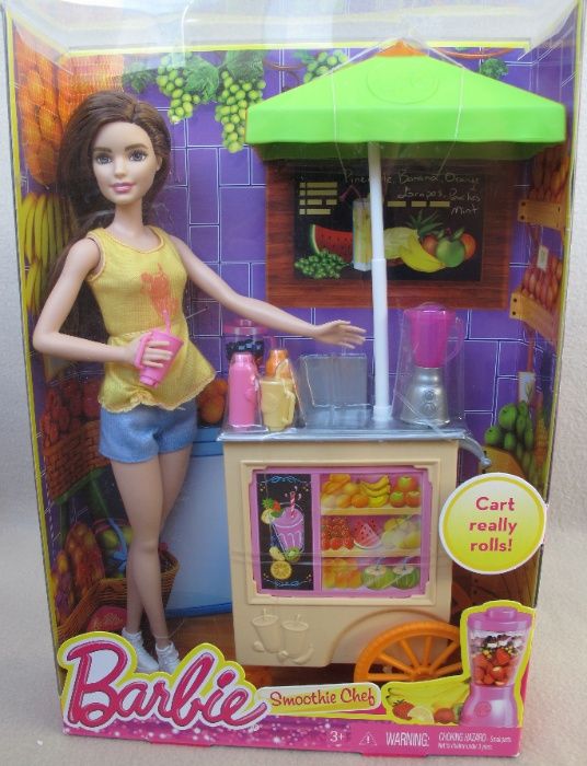 Барби профессии Продавец смузи Barbie Careers Smoothie Chef Playset