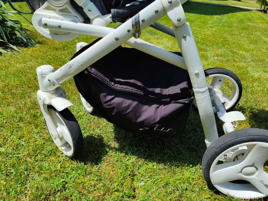 Wózek bliźniaczy 2w1