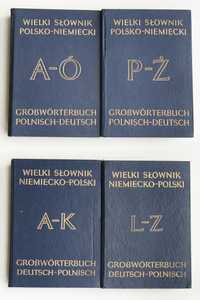 Wielki słownik polsko-niemiecki niemiecko-polski 4 tomy Piprek Ippoldt