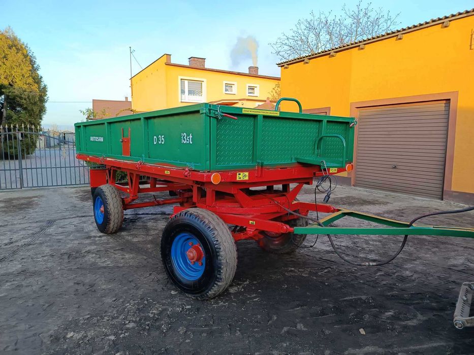 Przyczepa wywrotka 3.5 tonowa,d-35 ,transport