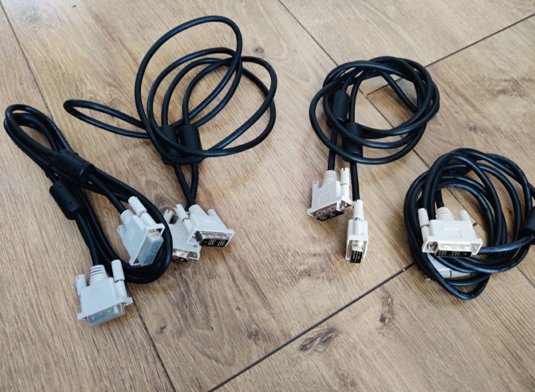komplet sprawnych kabli DVI DVI