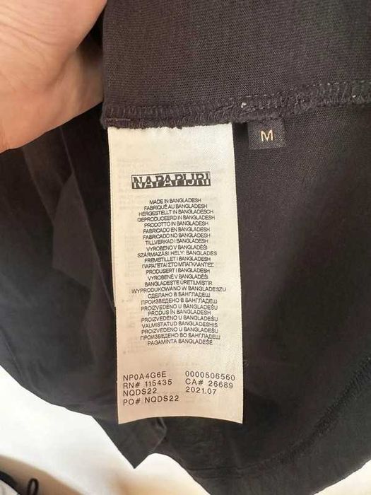 Napapijri Durand GeoGraphic T‑Shirt czarny, stan bardzo dobry