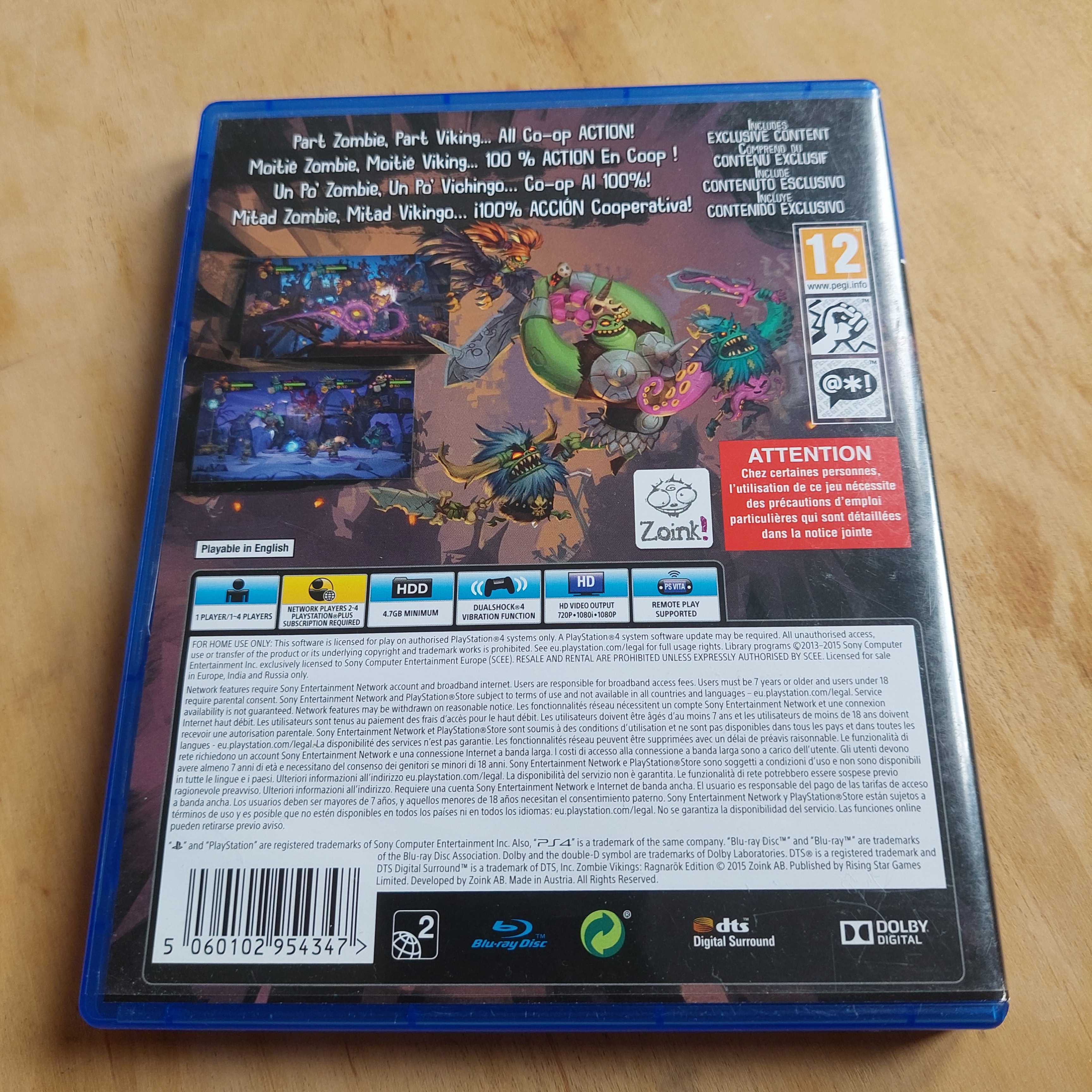 Zombie Vikings Ragnarok Edition ps4