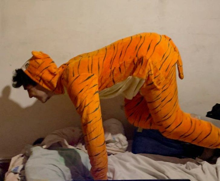 Костюм Кігурумі тигр ведмідь 46 розмір кигуруми