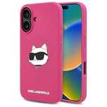 Etui Karl Lagerfeld Silicone Choupette Head Print MagSafe na iPhone 16