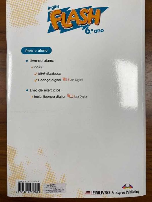 Livro manual Inglês 6 FLASH Student’s Book