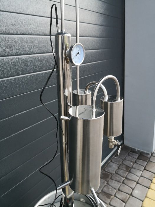 Destylator pot-still 2 odstojniki AUTOMAT 30l | 50l gaz lub grzałki