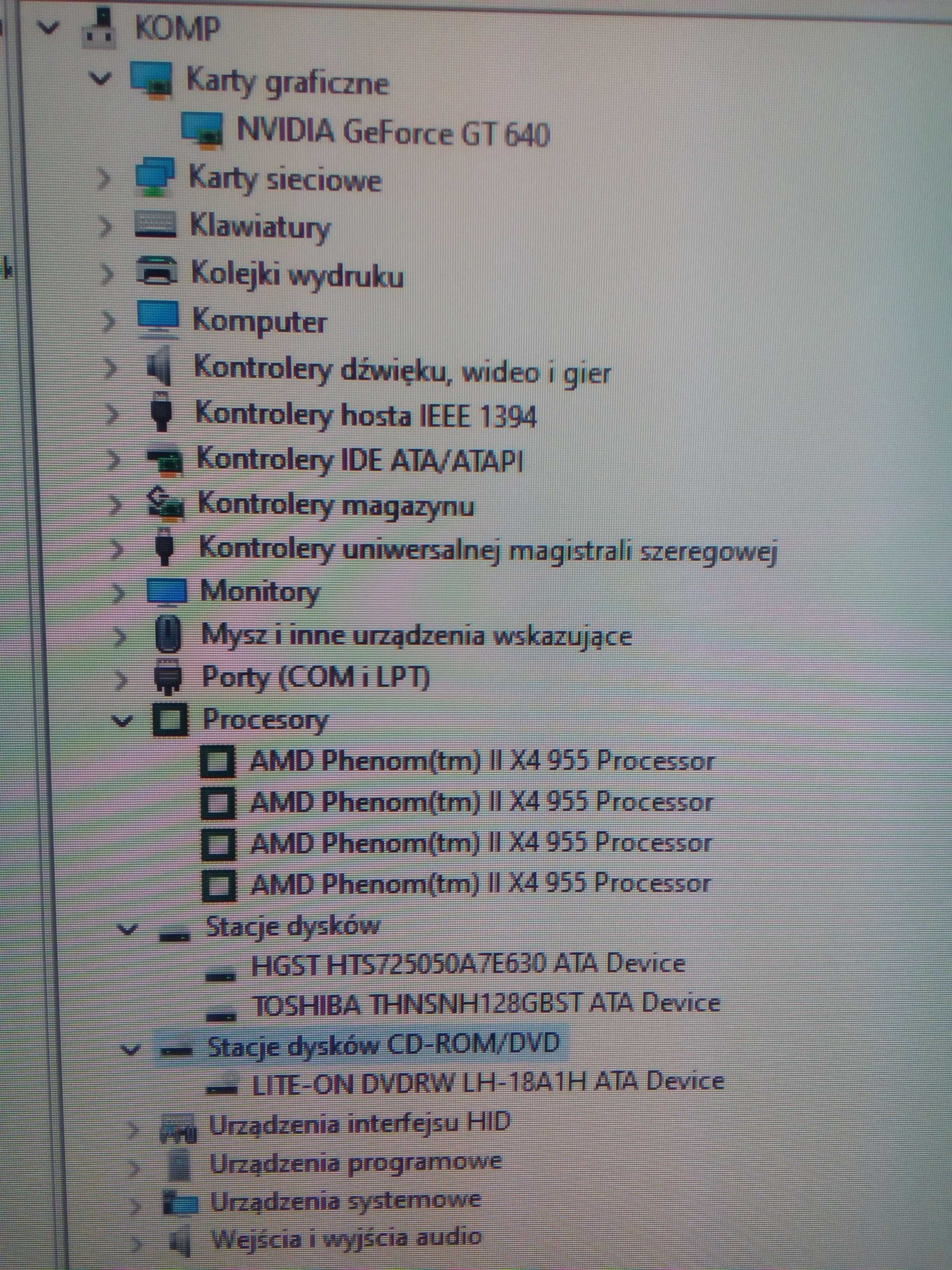 Telewizor THOMPSON 26HS2246C + Komputer stacjonarny