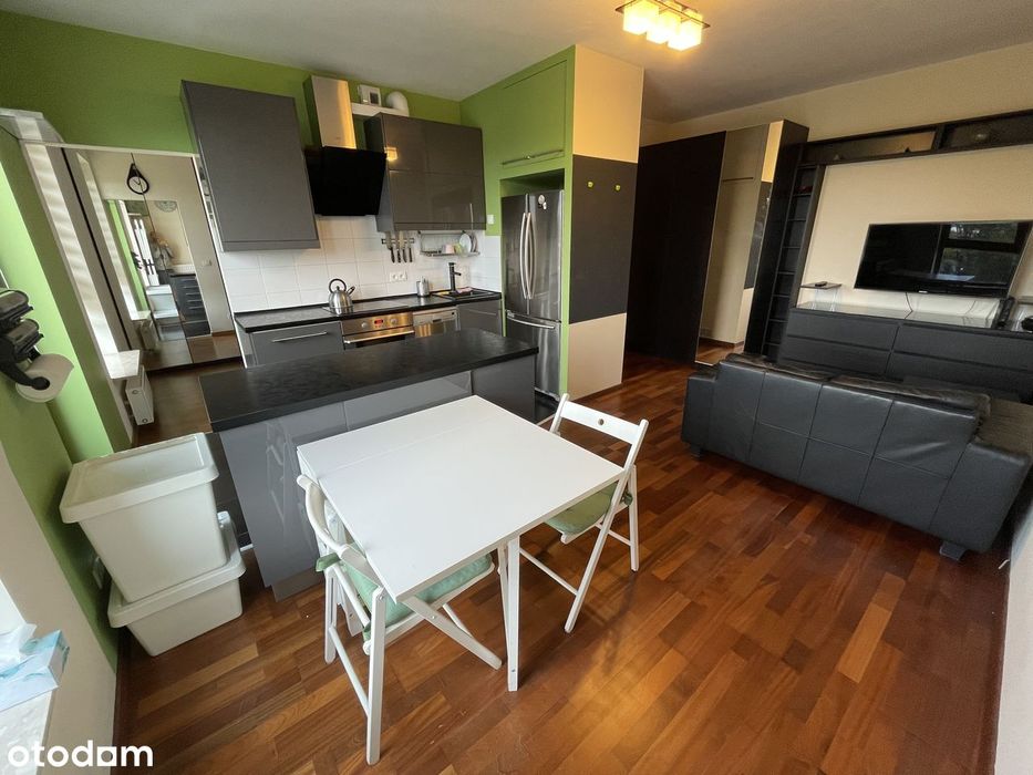 Nowoczesne, jasne 2-pokojowe mieszkanie z balkonem i niskim czynszem