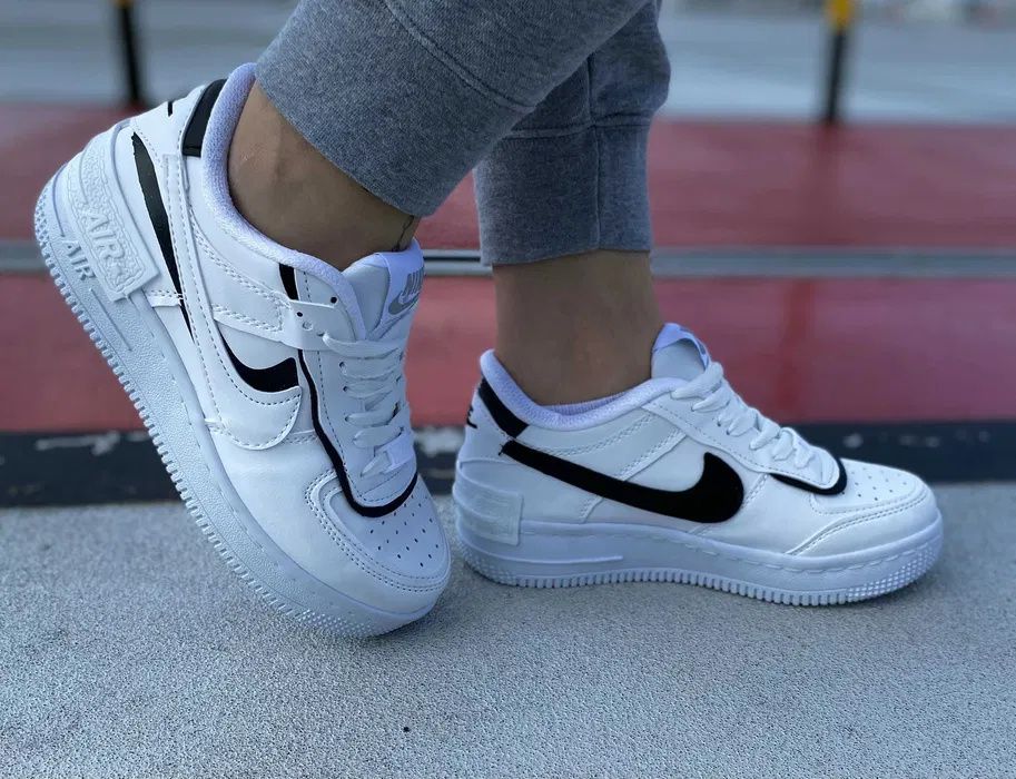 NIKE AIR FORCE 1 shadow. Rozmiar 36. Białe Czarne. ZAMÓW!