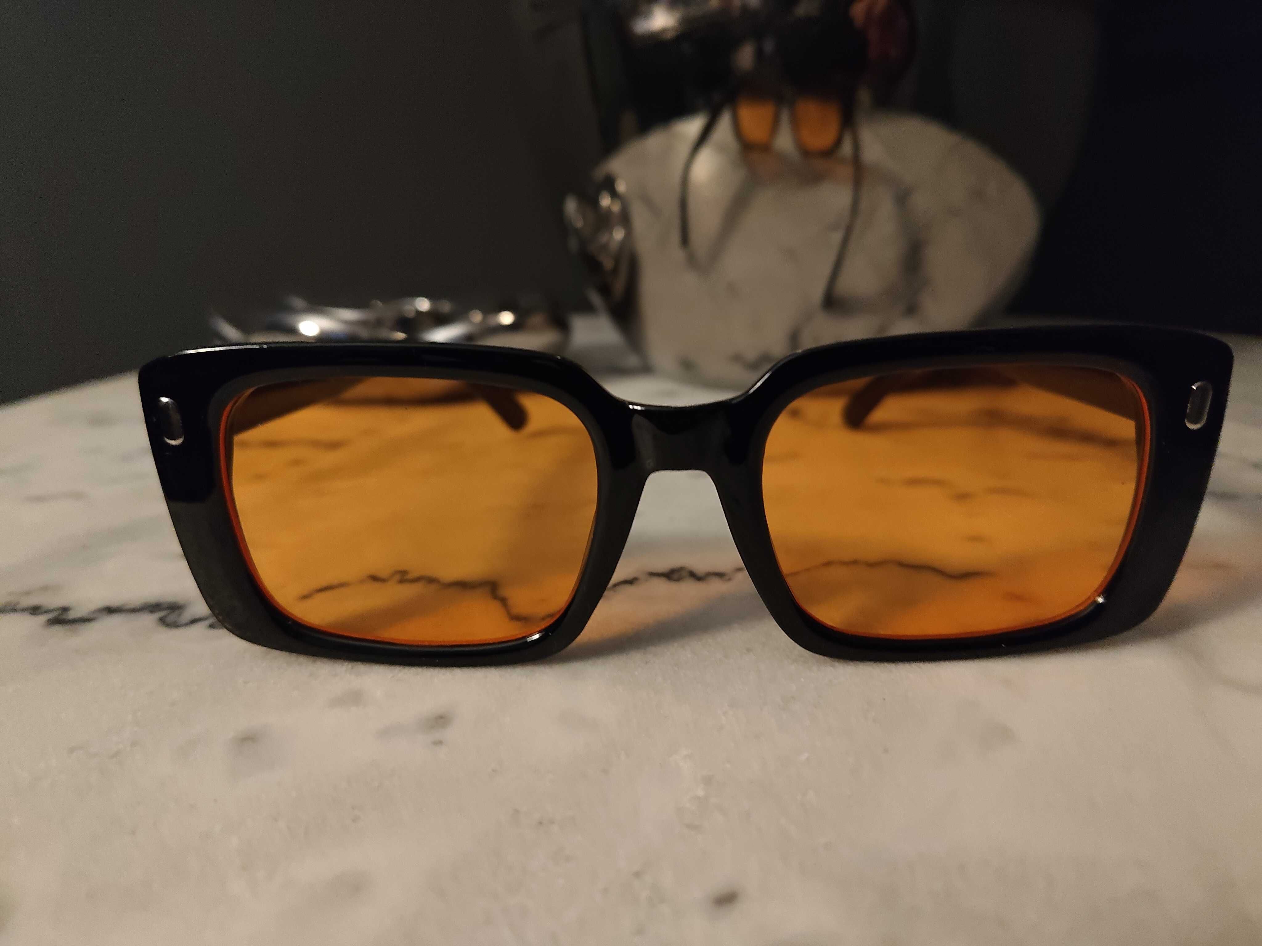 Stylowe okulary przeciwsłoneczne, nowe