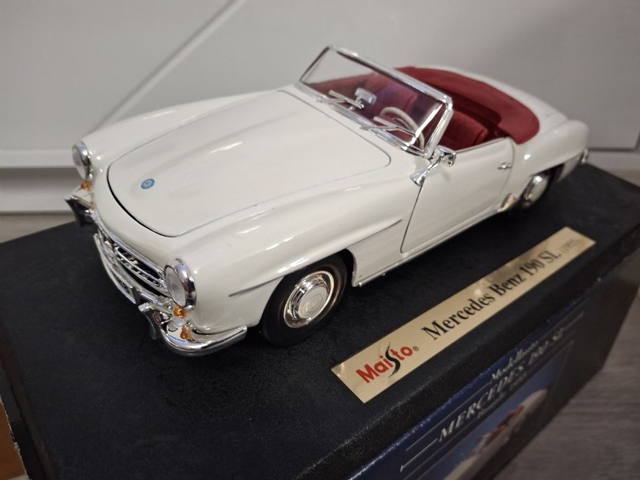 Samochód Kolekcjonerski Mercedes-Benz 190 SL 1955 Maisto 1:18
