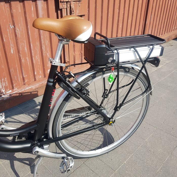 Rower elektryczny BERG ONE SIZE e bike czarny  ŁABĘDŹ jak Gazelle