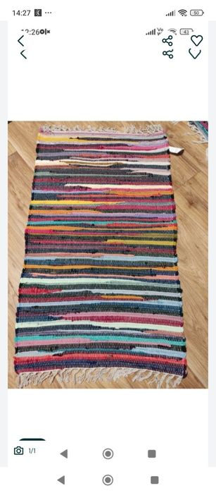 Śliczny nowy dywan chodnik joga boho etno 80x150