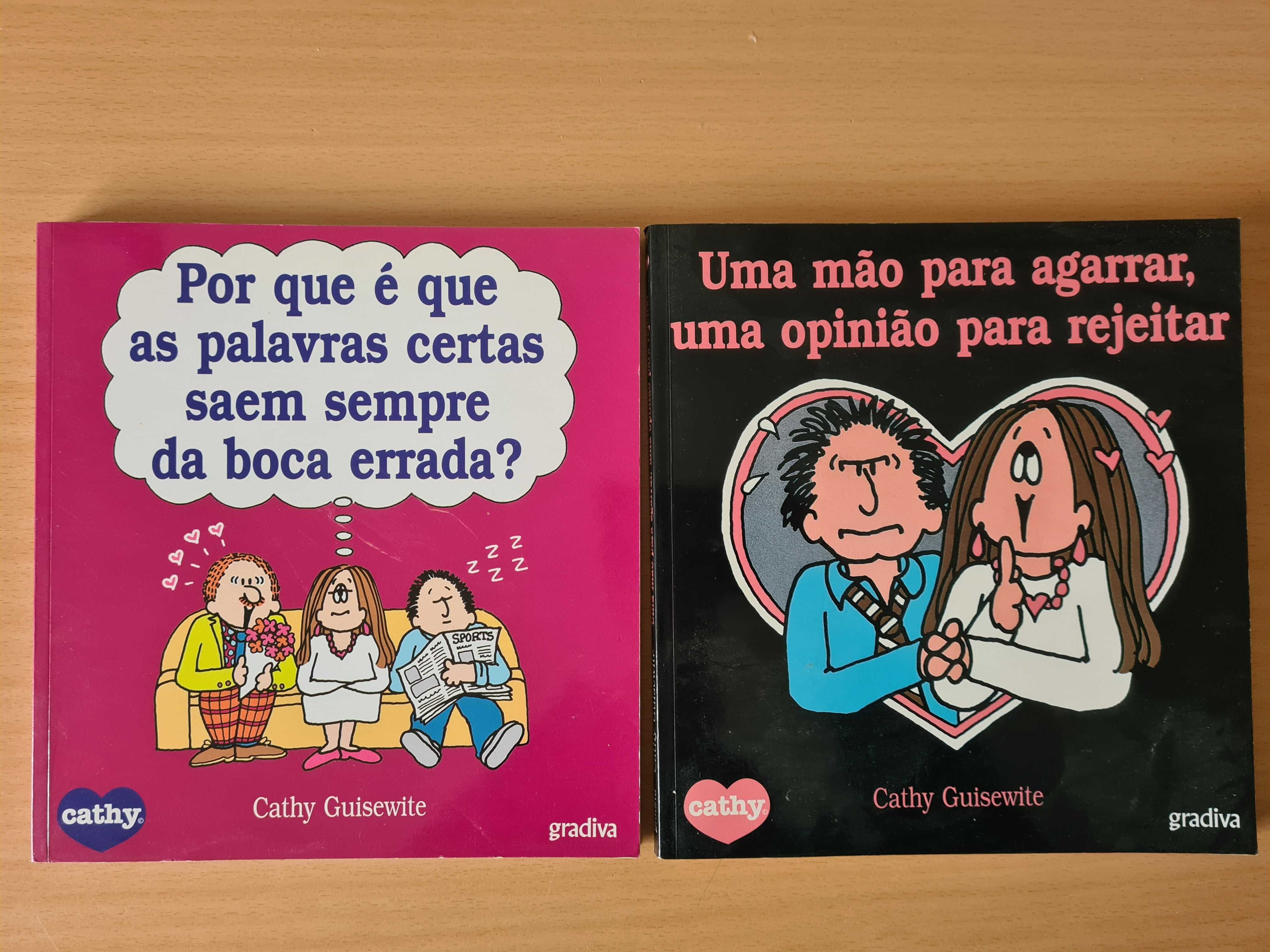 2 álbuns de BD da "Cathy", de Cathy Guisewite