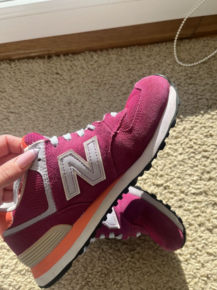 New balance 574 różowe rozmiar 38 stan bardzo dobry sportowe buty
