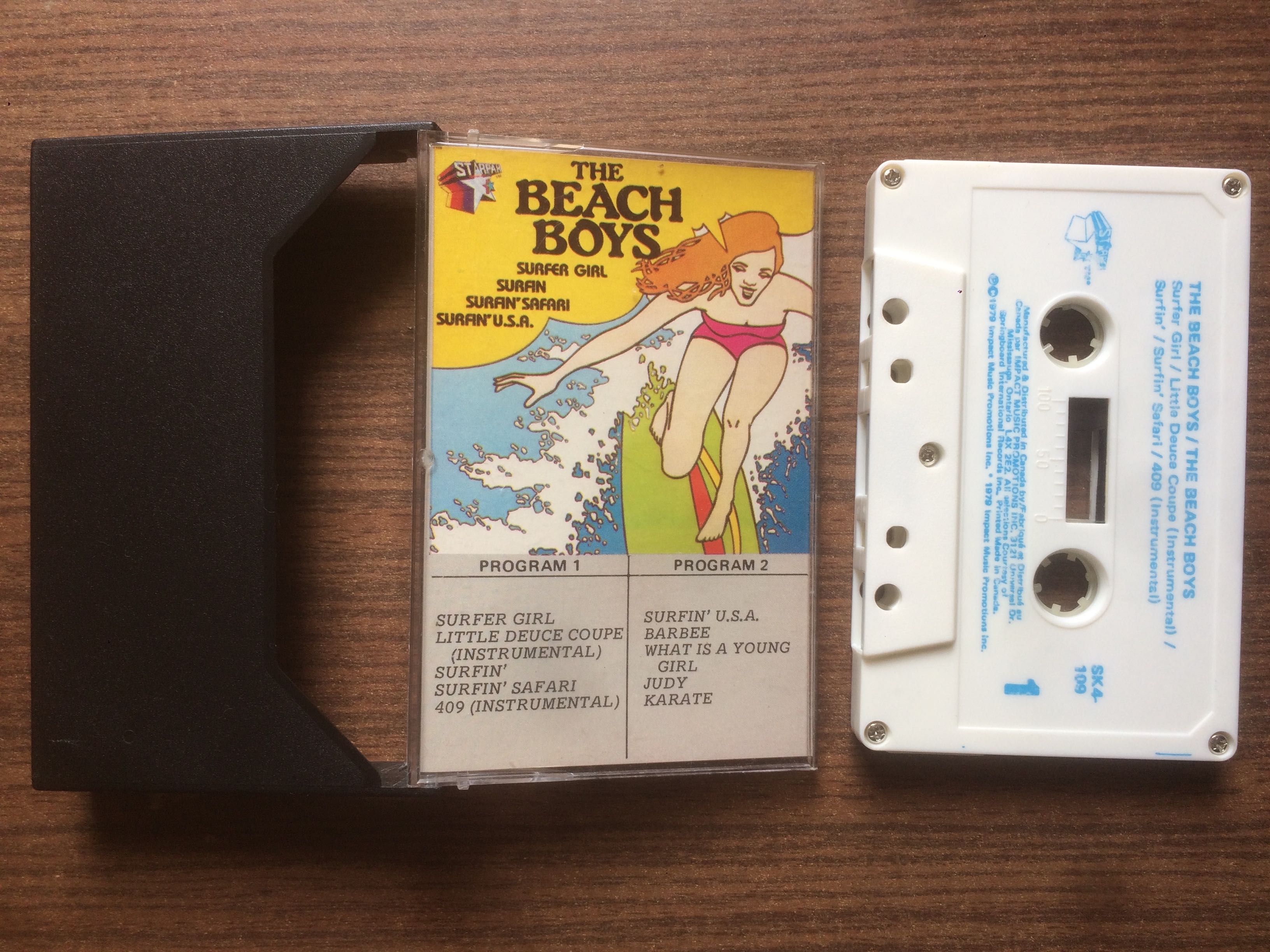 Музыкальный сборник на кассете оригинал"The Bеach Bоys‎–The Beach Boys