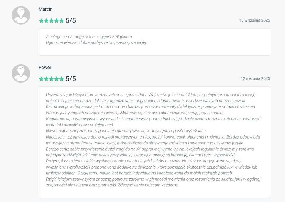 Angielski skutecznie Postaw na efekty Zacznij mówić! Ostatnie miejsca