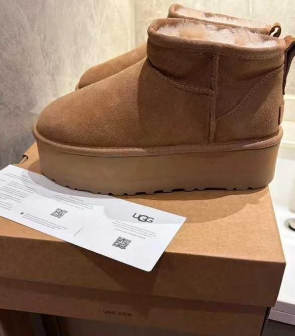 UGG Classic Ultra Mini Platform Boot Chestnut.40