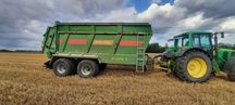 Rozrzutnik obornika Bergmann 5210 wałki poziome tsw tandem unia