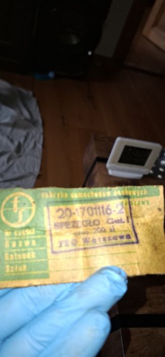 FSO Warszawa -nowe części z okresu komuny / PRL-U