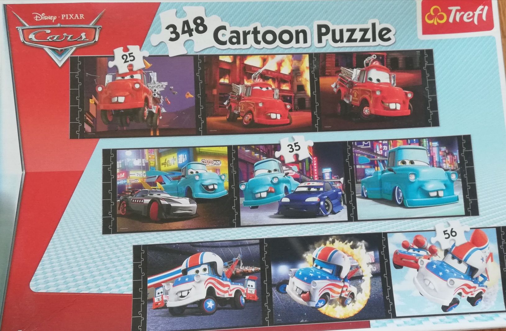 Cartoon Puzzle Cars