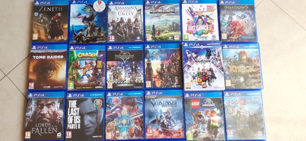 Diversos Jogos PS5 e PS4