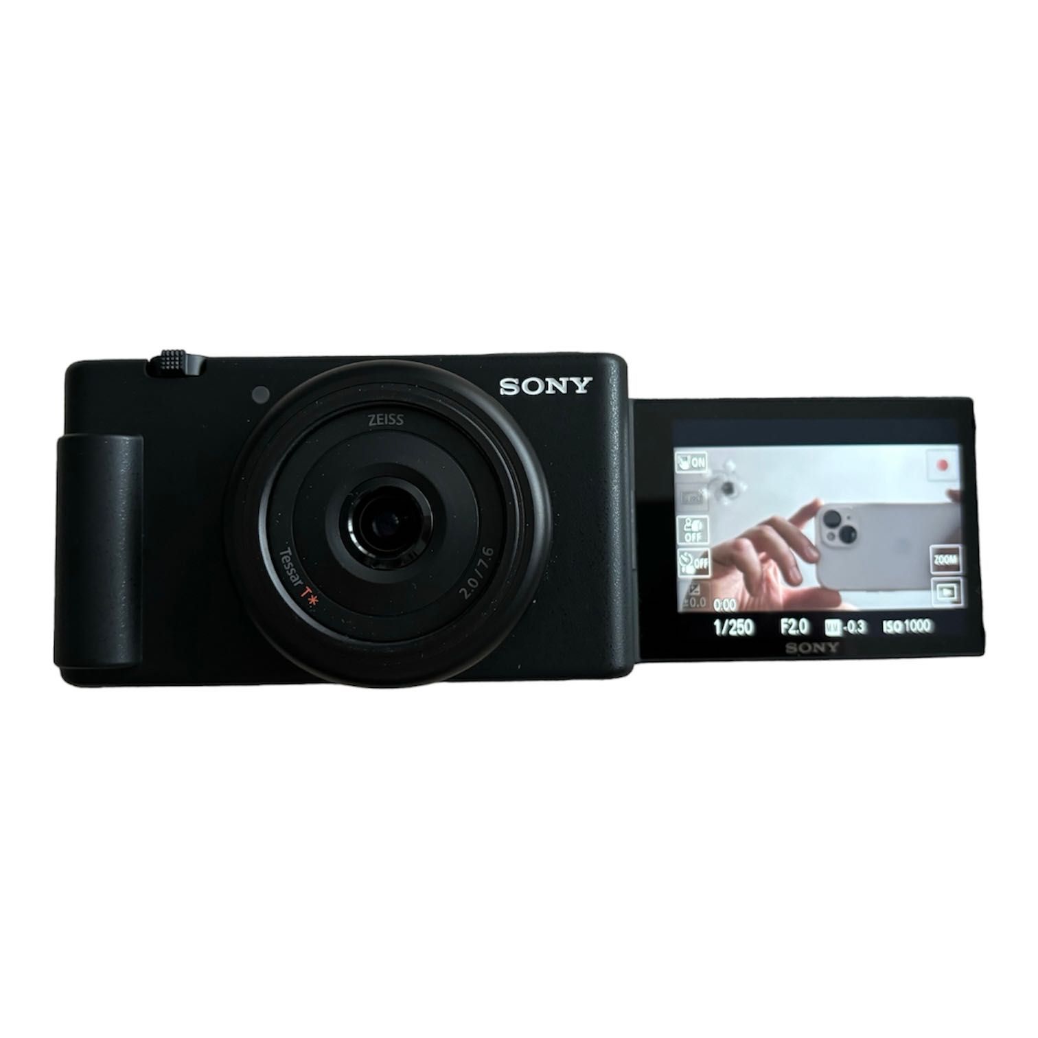 Aparat cyfrowy Sony ZV-1F czarny / ROCZNY / IDEALNY STAN NA GWARANCJI