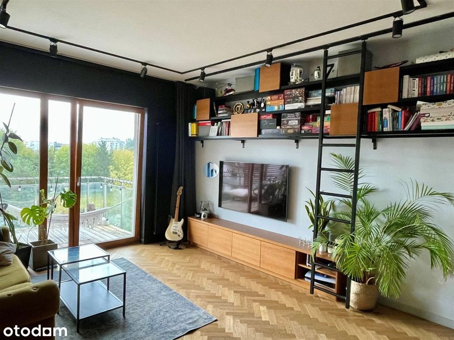 nowoczesne mieszkanie 3 metry wysokości, taras 10