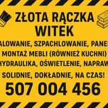 Złota Rączka Malowanie, Szpachlowanie, Panele, Montaz Mebli, Kuchni