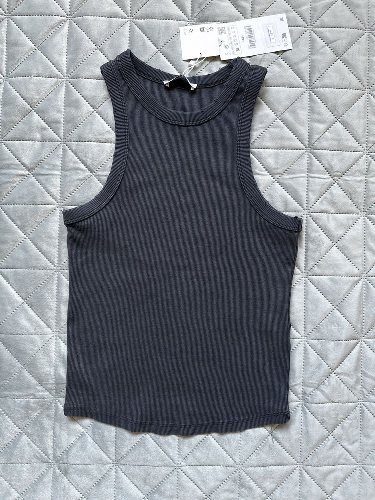 Укорочена рубашка Zara , розмір М