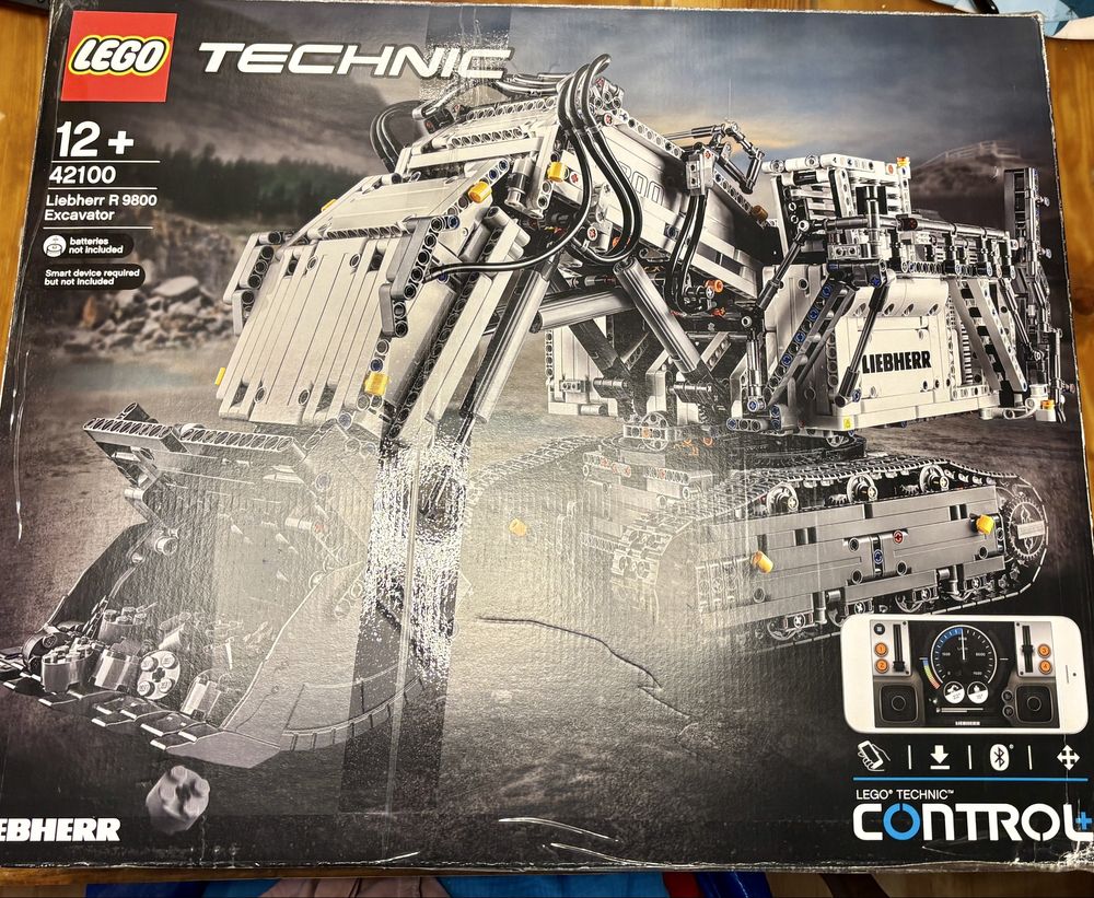 Dla KS !LEGO Technic, klocki Koparka Liebherr R 9800, 42100