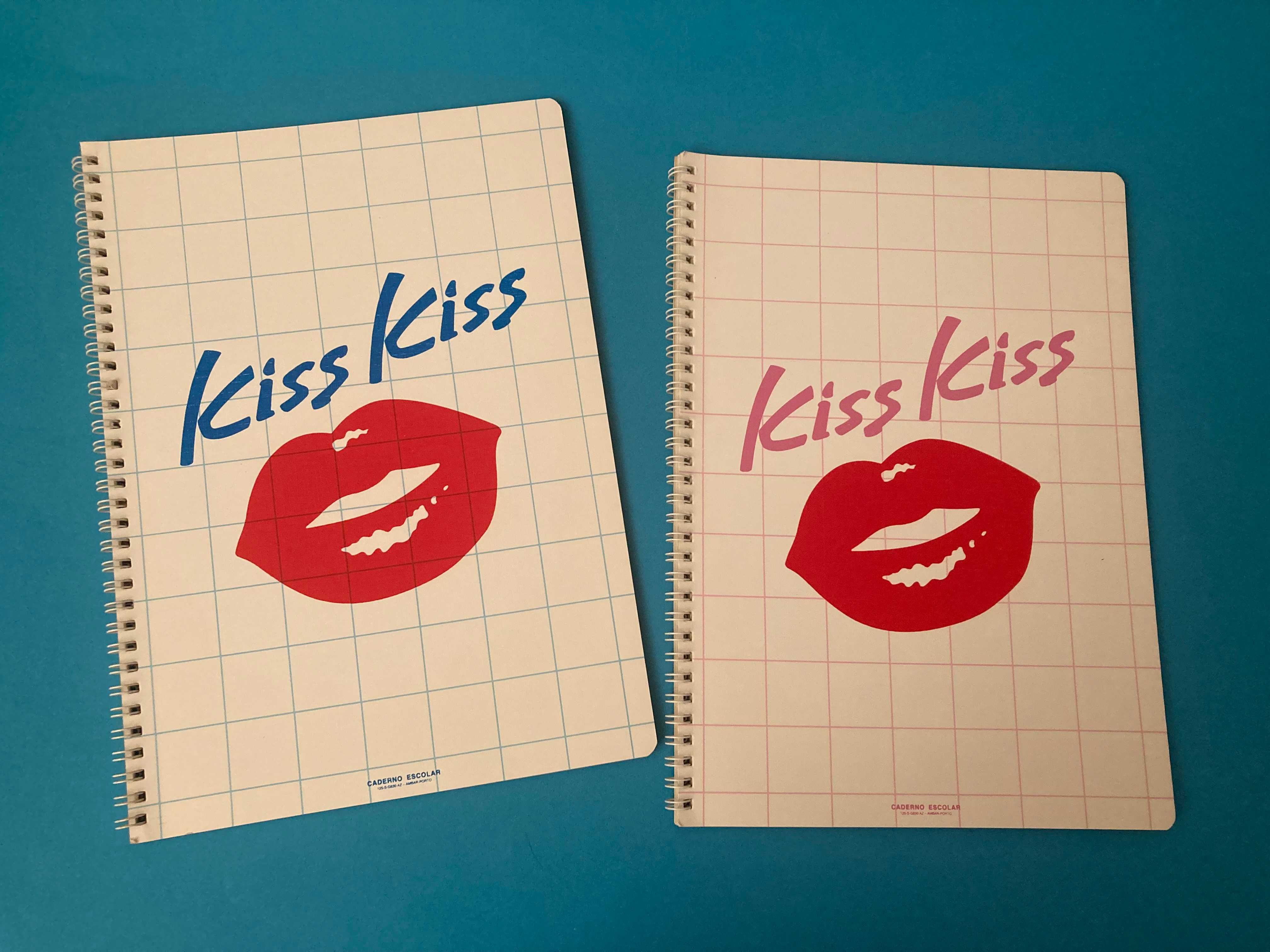 Cadernos Escolares Kiss Kiss Anos 80 Ambar A4