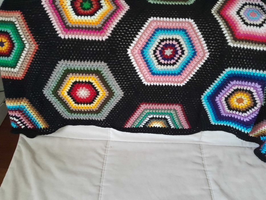 Manta de lã, muito original