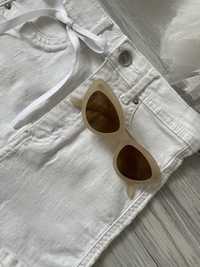 jeansowe szorty damskie + okulary GRATIS / damskie krótkie spodenki