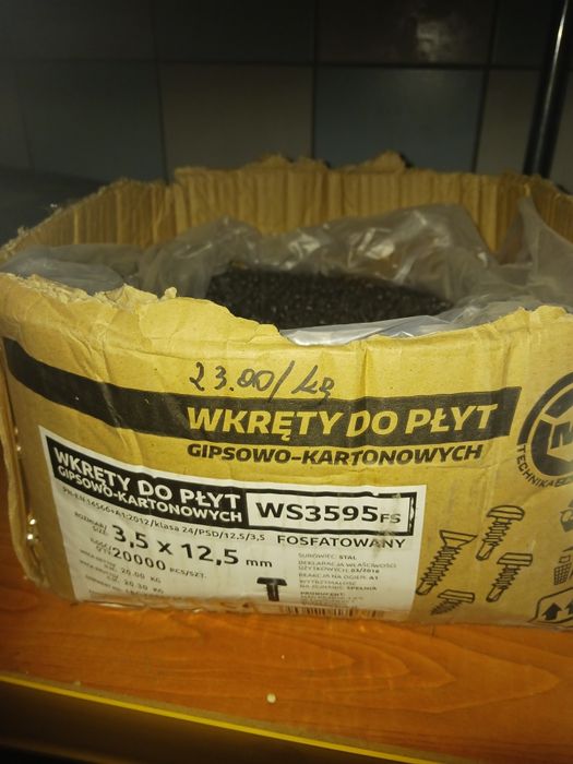 Wkręt do płyt gips karton3.5x12.5mm