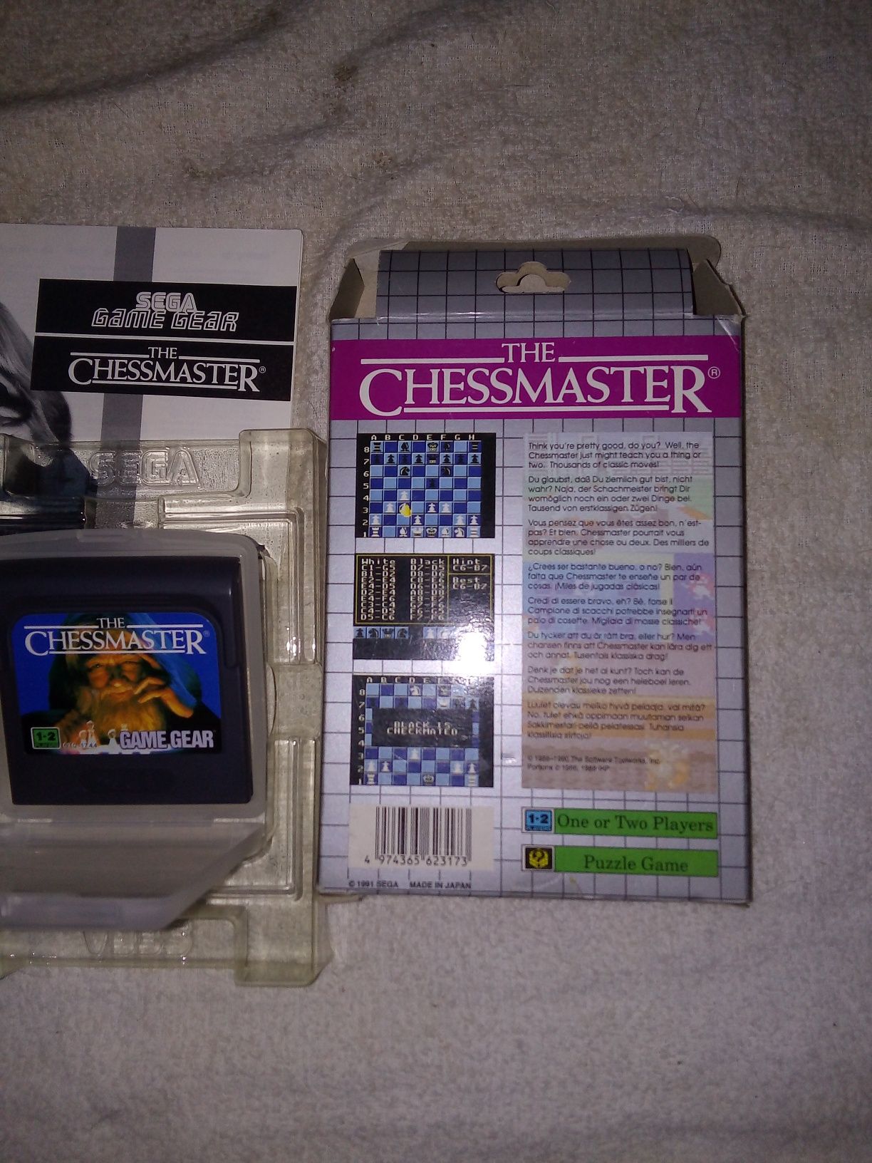 Sega game Gear the chessmaster