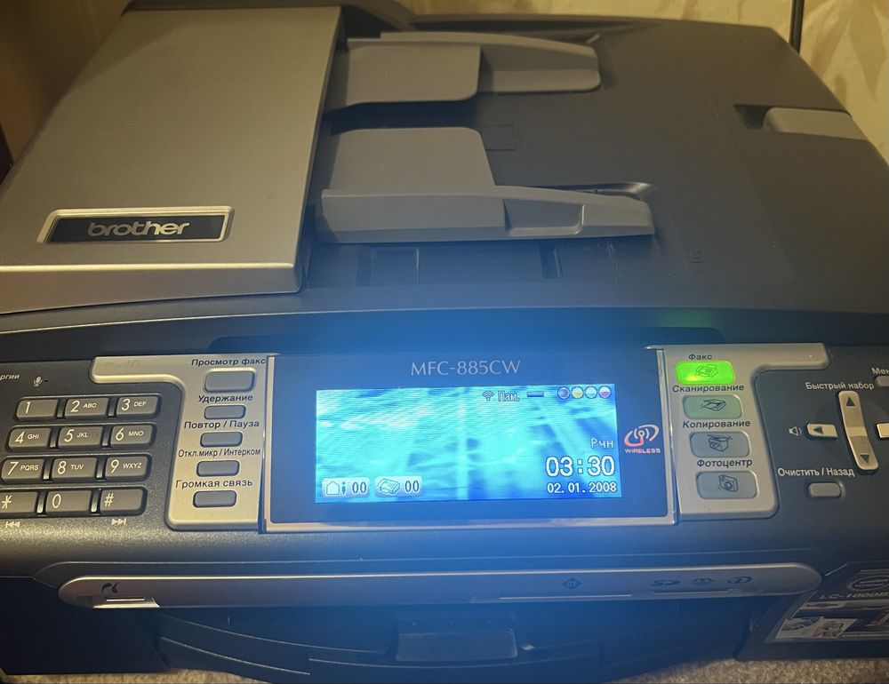 МФУ ( принтер) brother MFC-885CW, підтримка Wifi