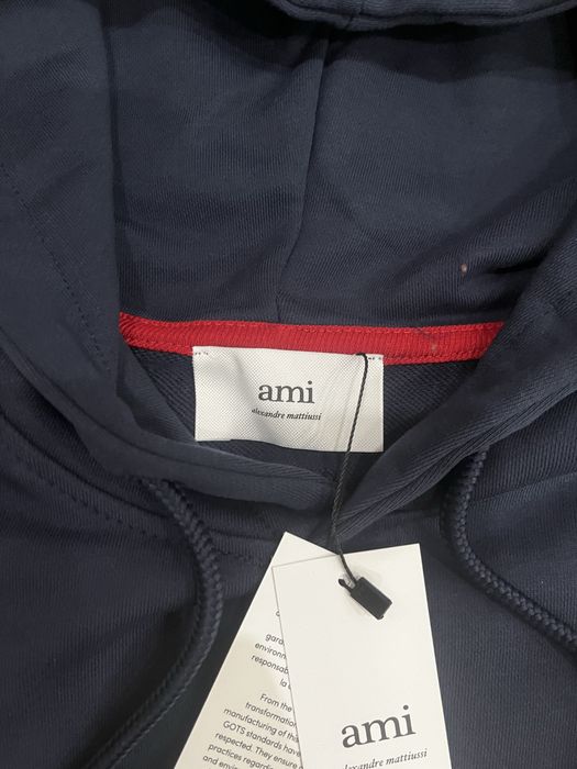 Hoodie Ami Paris (Azul Marinho L)