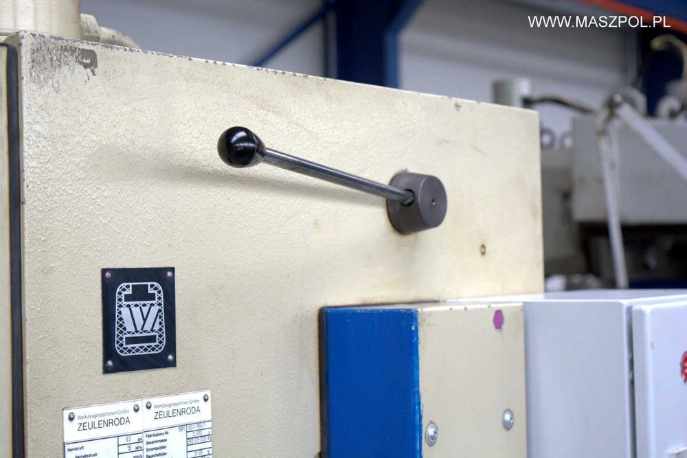 Prasa hydrauliczna WMW VEB Zulenroda PYTE 6,3 - SUPER STAN - FILM