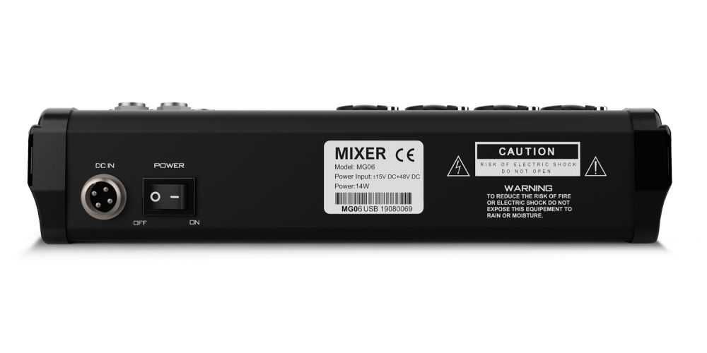 REBAIXA!! Audibax MG06 USB 6 canais com Bluetooth, MP3, USB Rec e FX