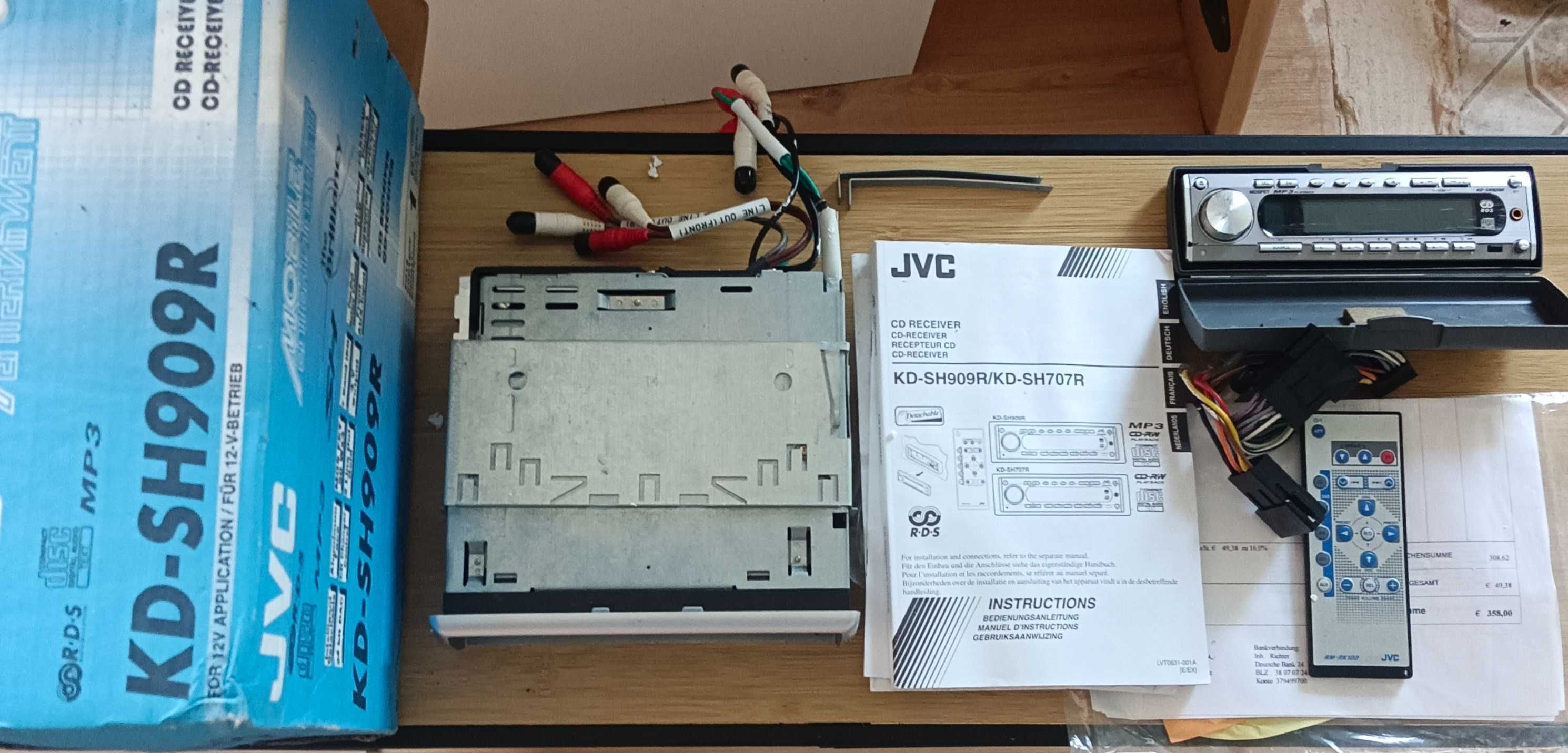 Radio JVC kd-sh909r winda pilot umowa kupna