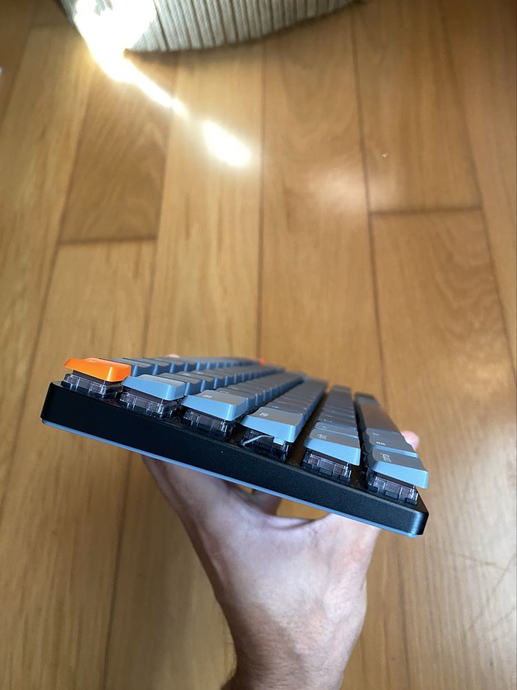 Teclado Keychron K3 v2 75% PT-PT, Low Profile sem fios e mecânico.