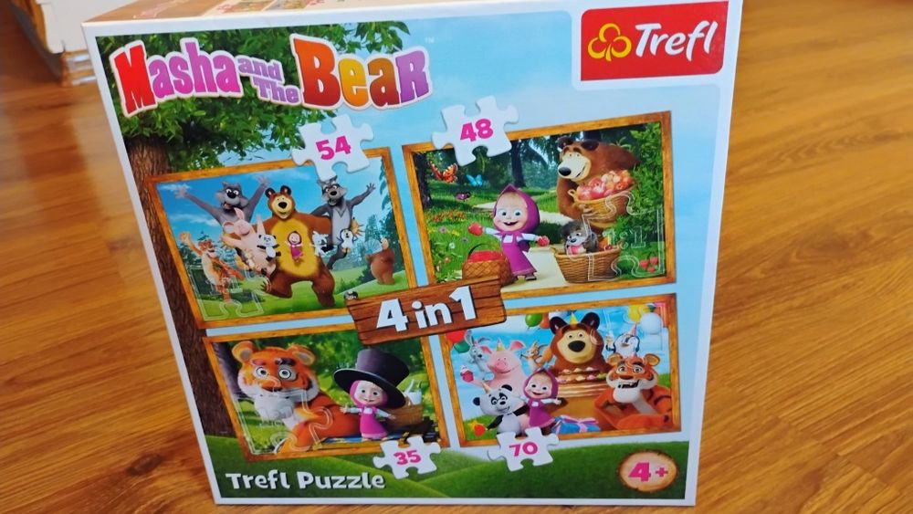 Puzzle Masza i Niedźwiedź