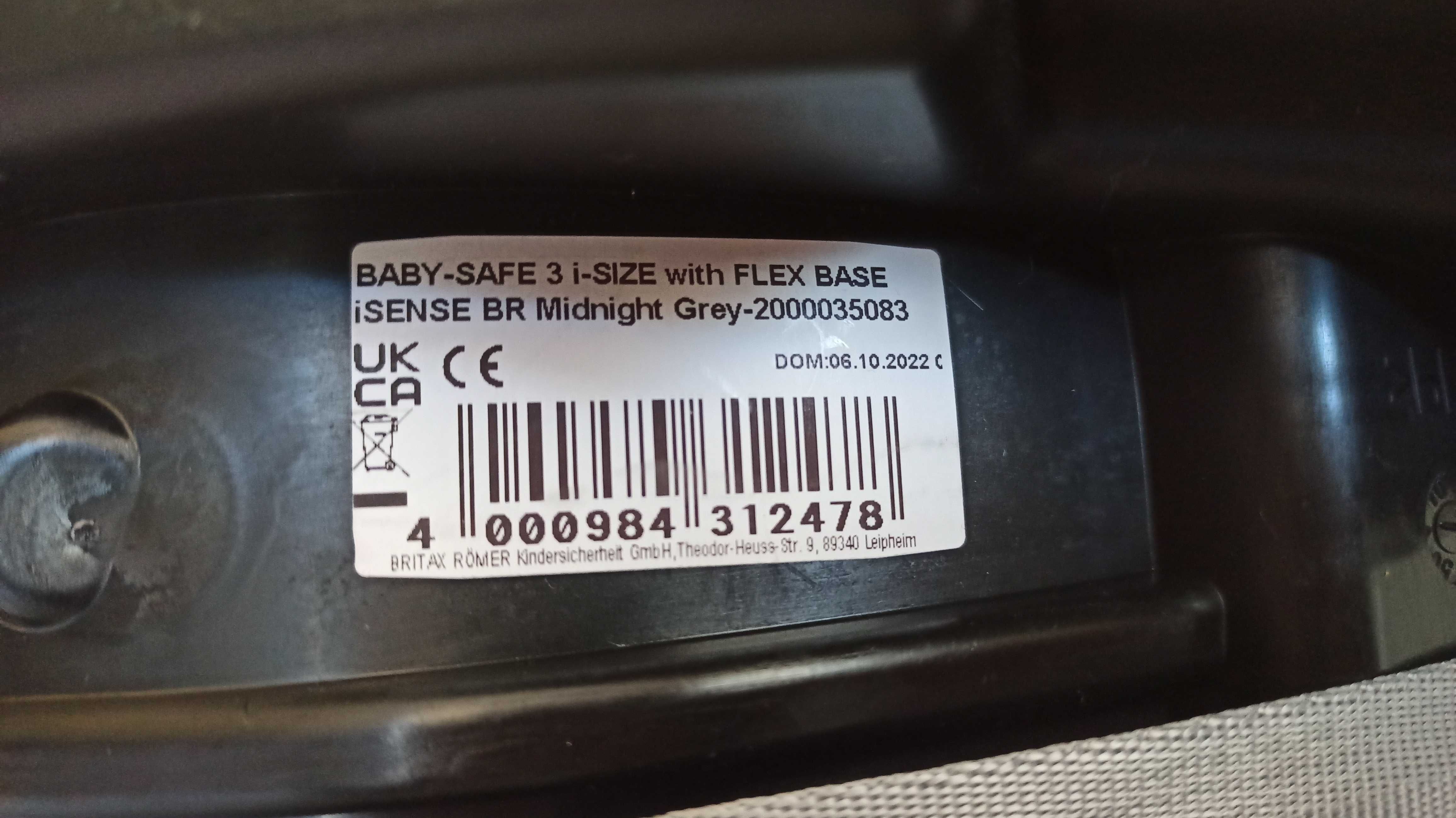 Fotelik Britax Romer Baby Safe 3 i-Size